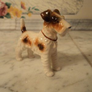 vintage Airedale Terrier dog figurine Occupied Japan